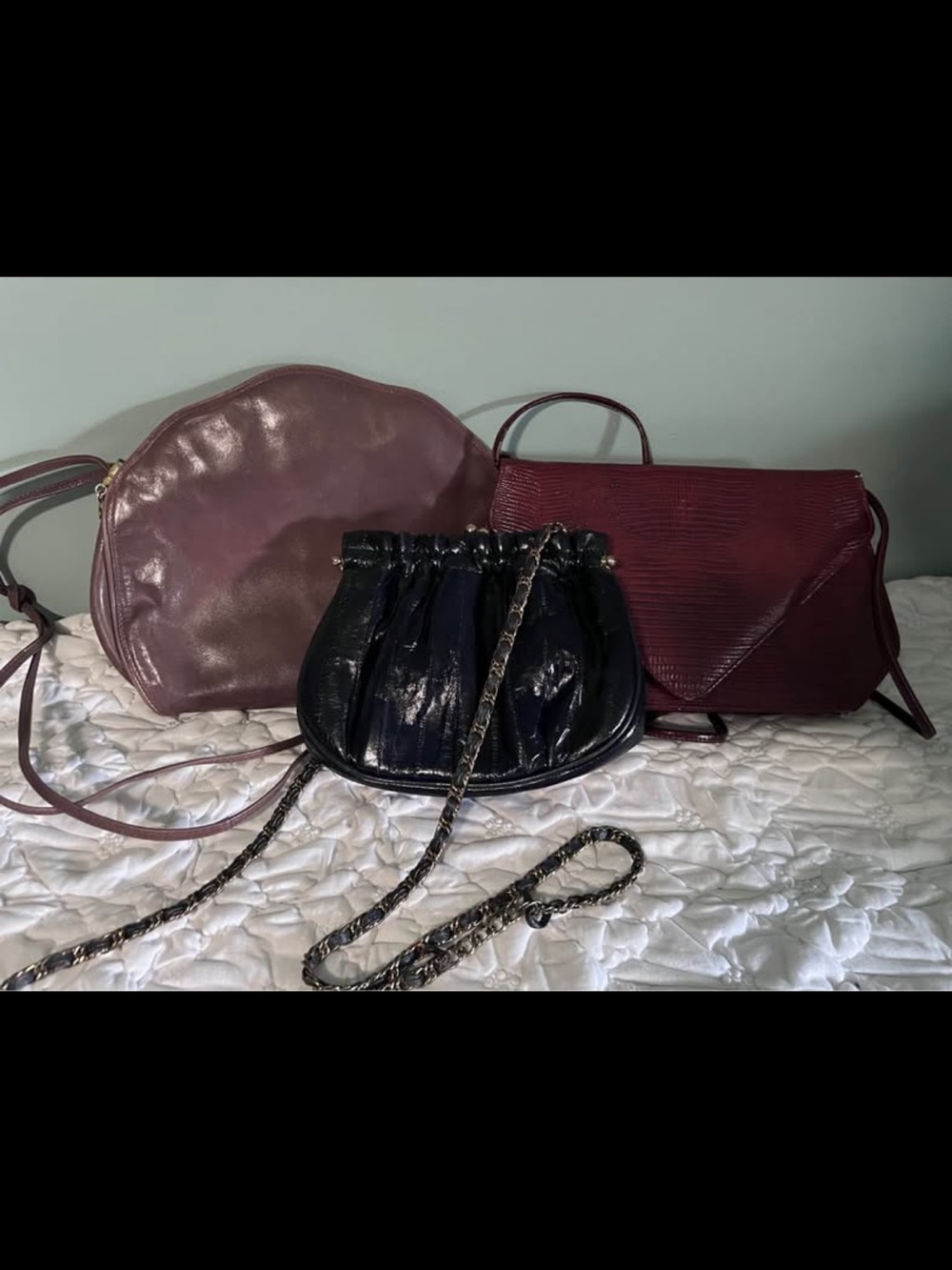 Bundle of 3 vintage handbags